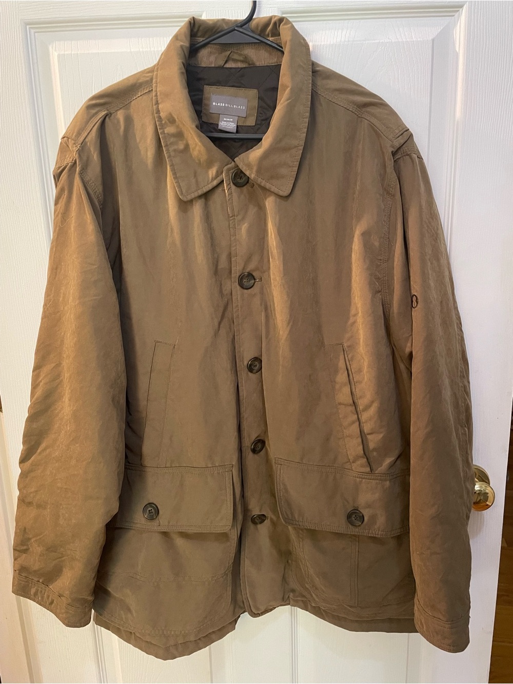 Vintage Blass Bill Blass Khaki Field Jacket Utility Safari Jacket Size M